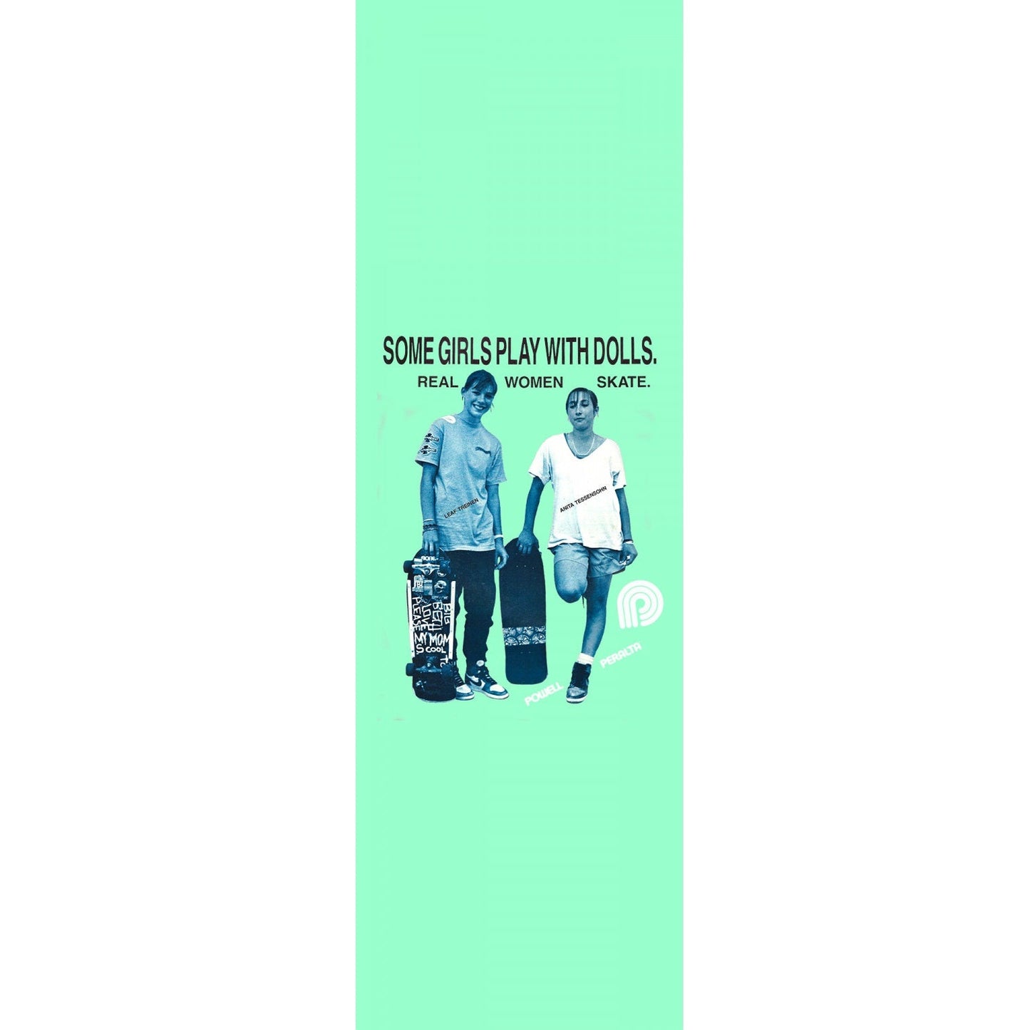 Powell Peralta Real Women Skate Griptape - 10.5″x33″ White