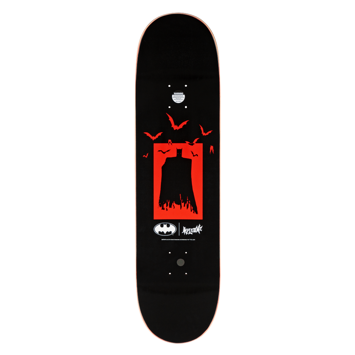 Welcome x Batman Heart of Hush on Popsicle Deck - 8.5″ Bone White - Bow Shock Marketplace