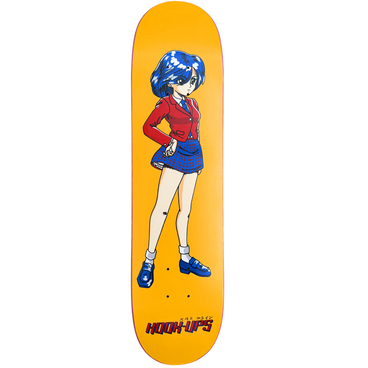 Hook-Ups School Girl Skateboard Deck - 7.5" - Bow Shock Marketplace