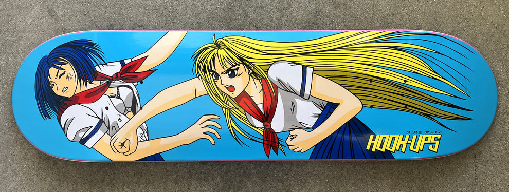 Hook Ups School Girl Battle 8.25" Skateboard Deck