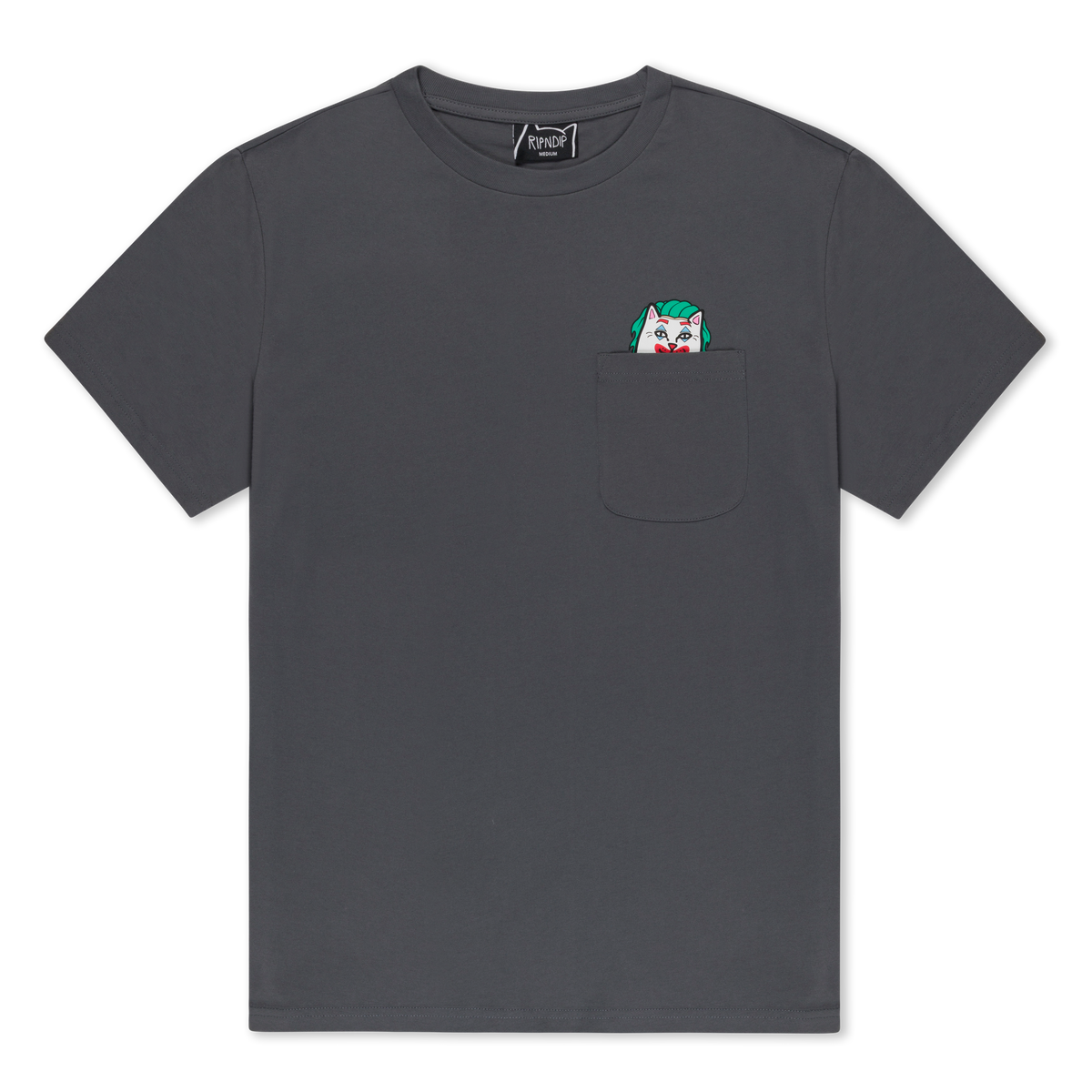 Twisted Nermal Pocket Tee (Charcoal)
