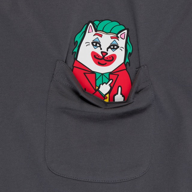 Twisted Nermal Pocket Tee (Charcoal)
