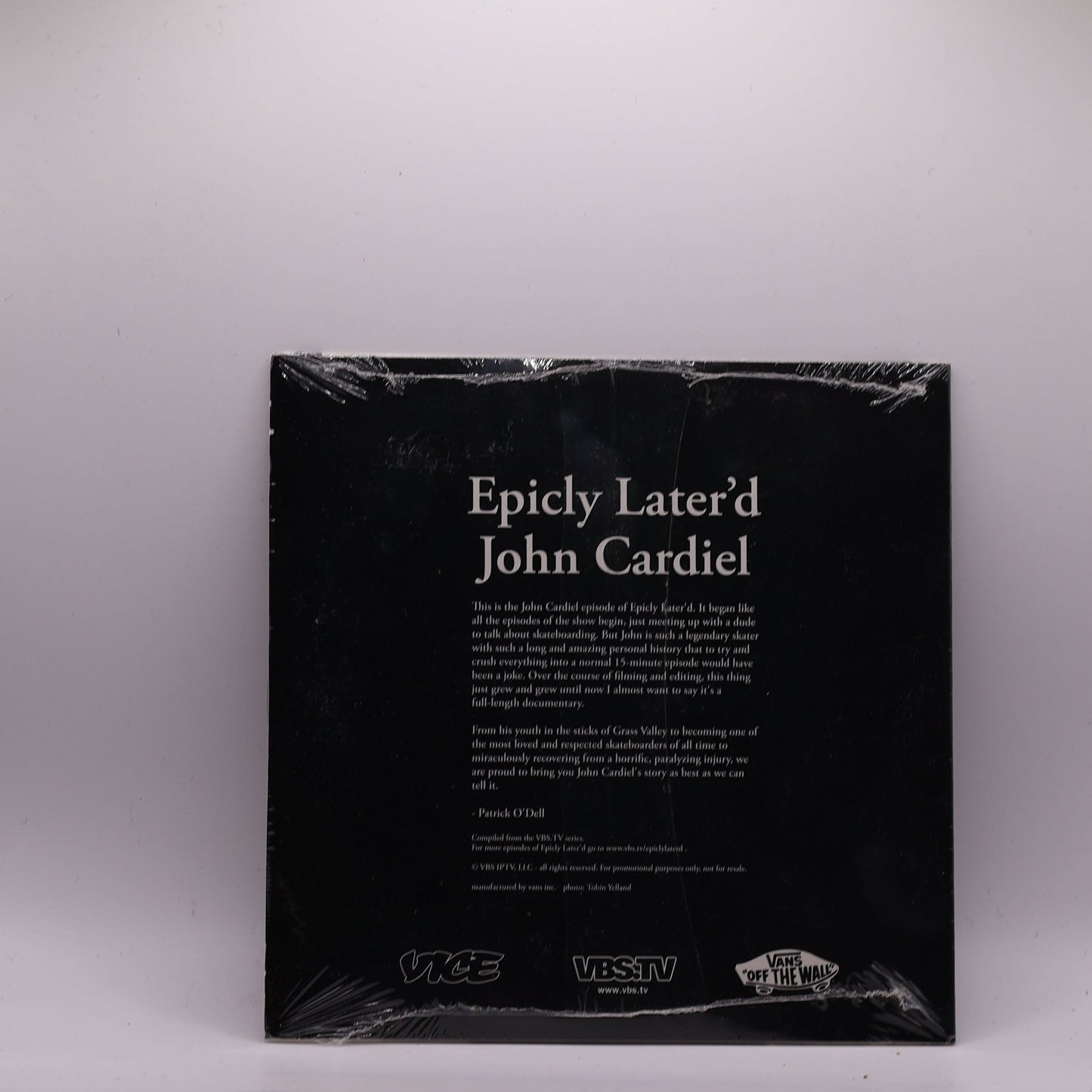John Cardiel Epicly Later'd DVD SEALED | Patrick O'Dell | Anti Hero Skateboards | Rare Skateboarding Documentary