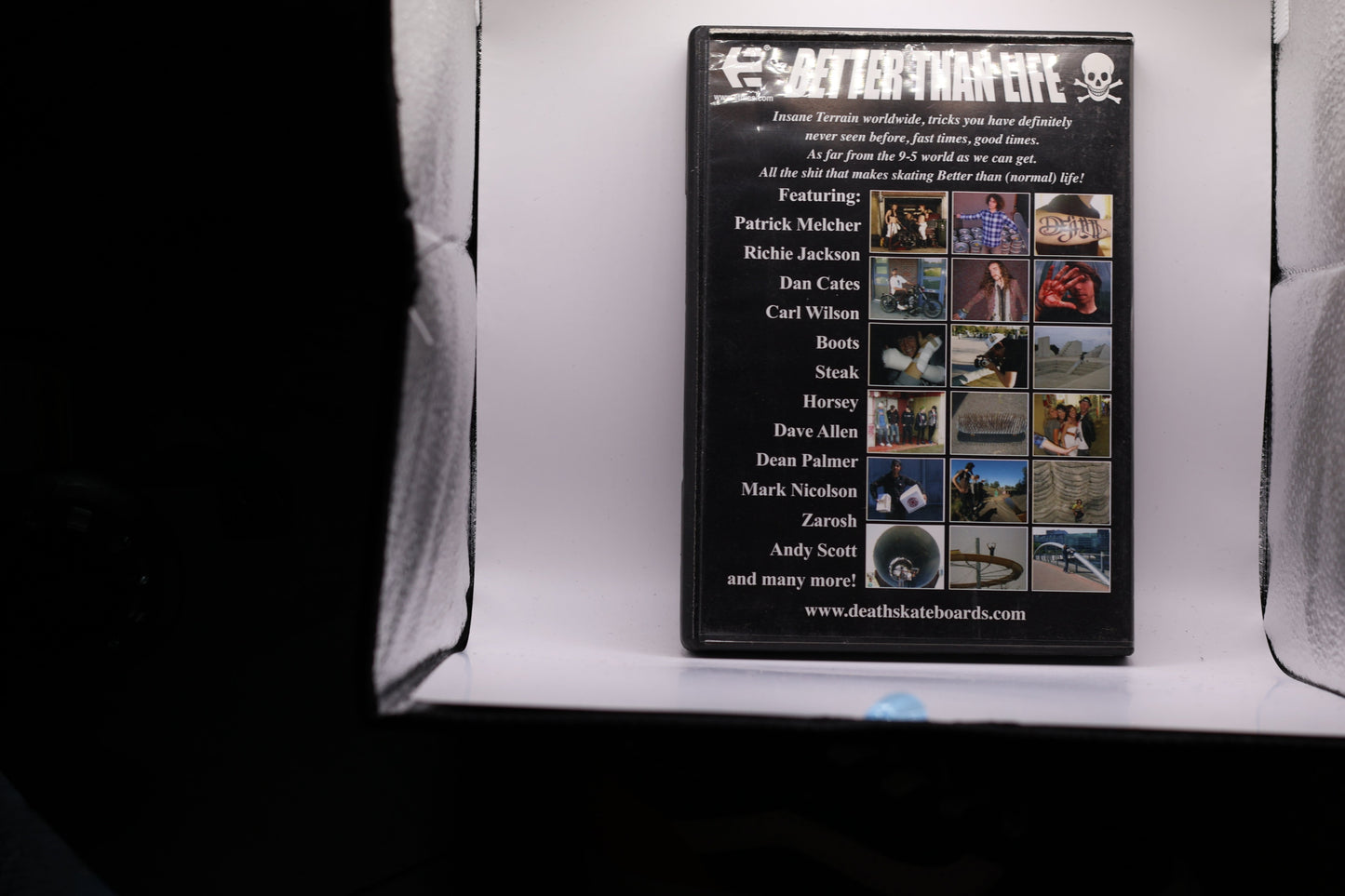 Death Skateboards - "Better Than Life" Rare UK Skate DVD (2007) Richie Jackson / Patrick Melcher