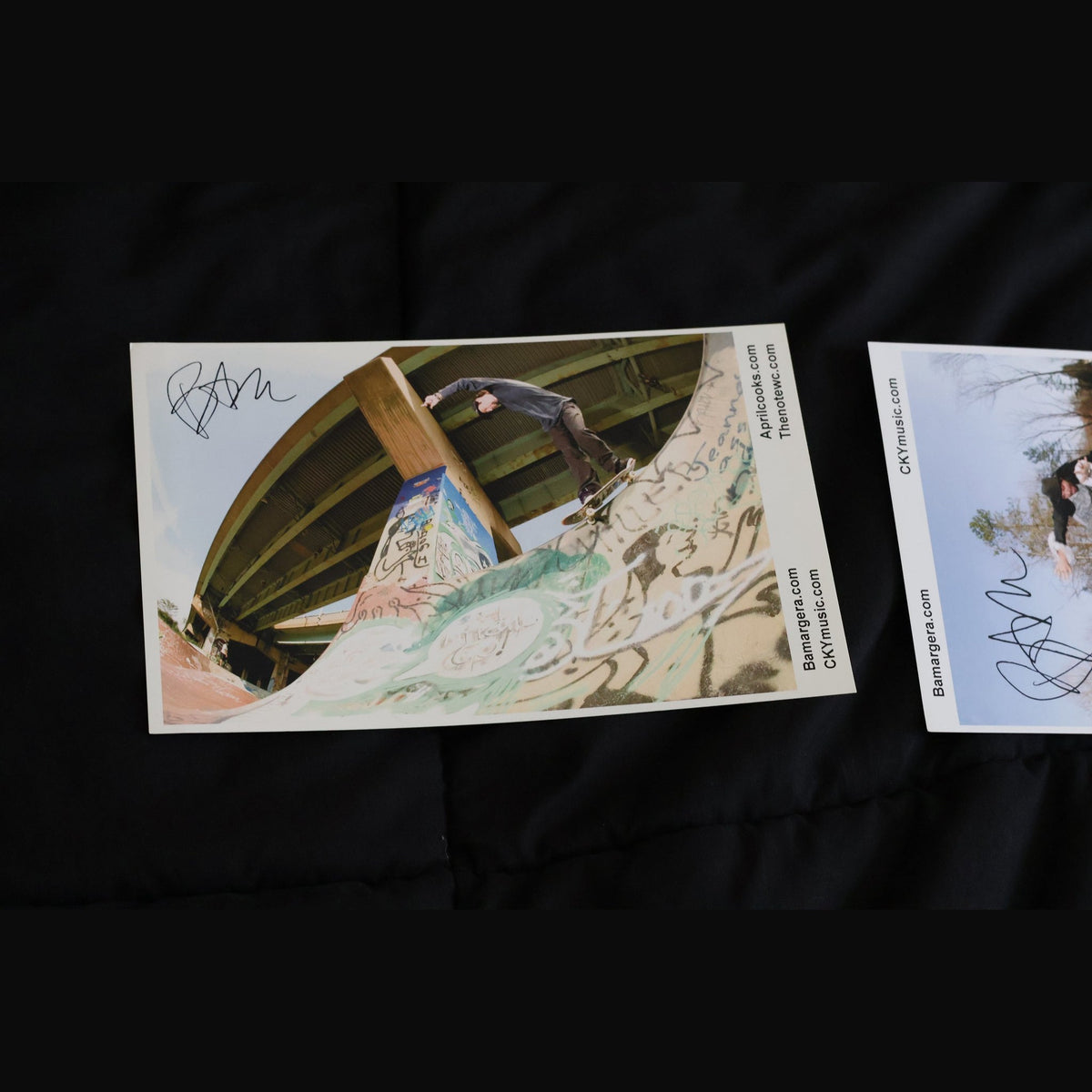 Rare Bam Margera Collection | Signed Book, Viva La Bam DVDs, Minghags, Haggard, CKY Photos, Hat & More