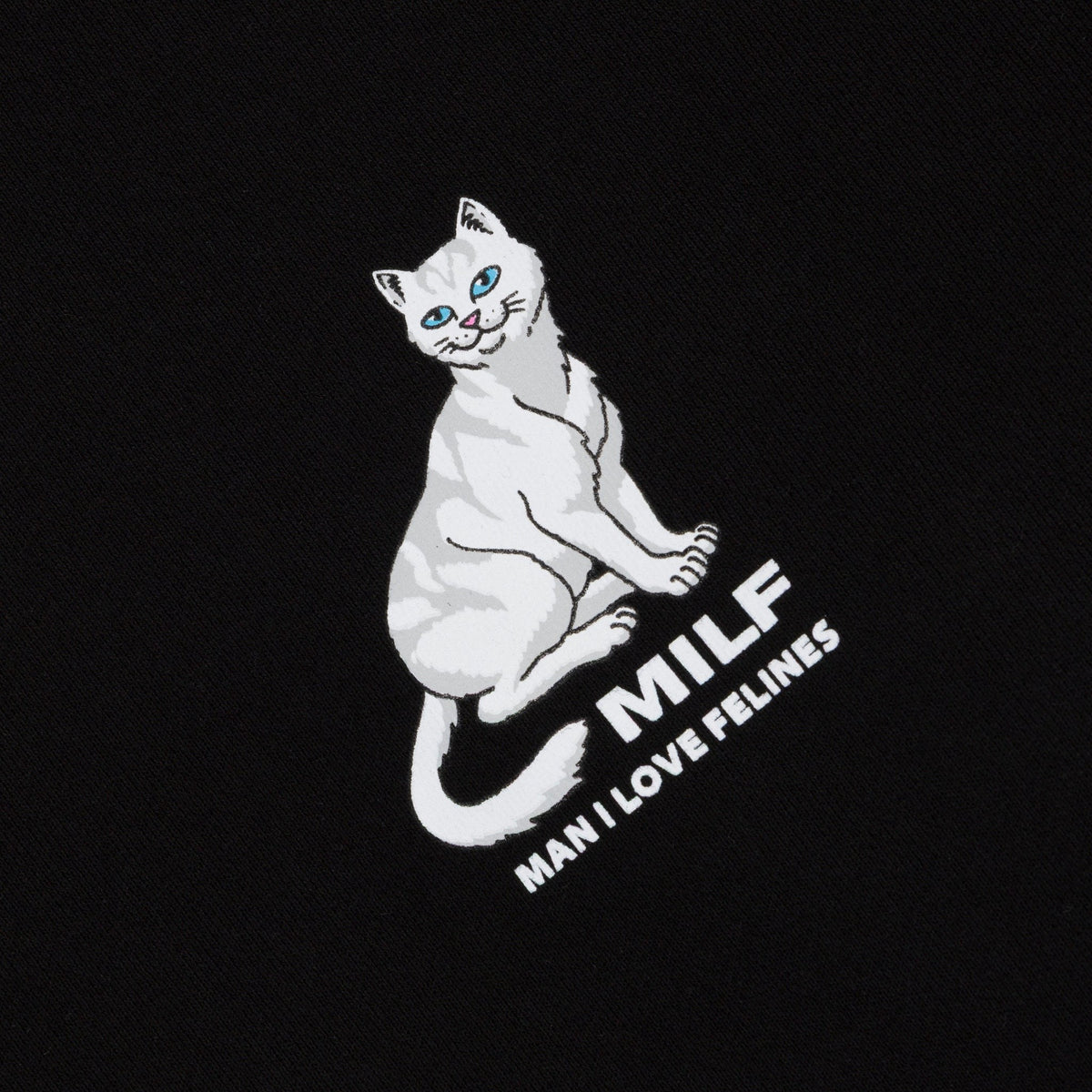Man I Love Felines Hoodie (Black)