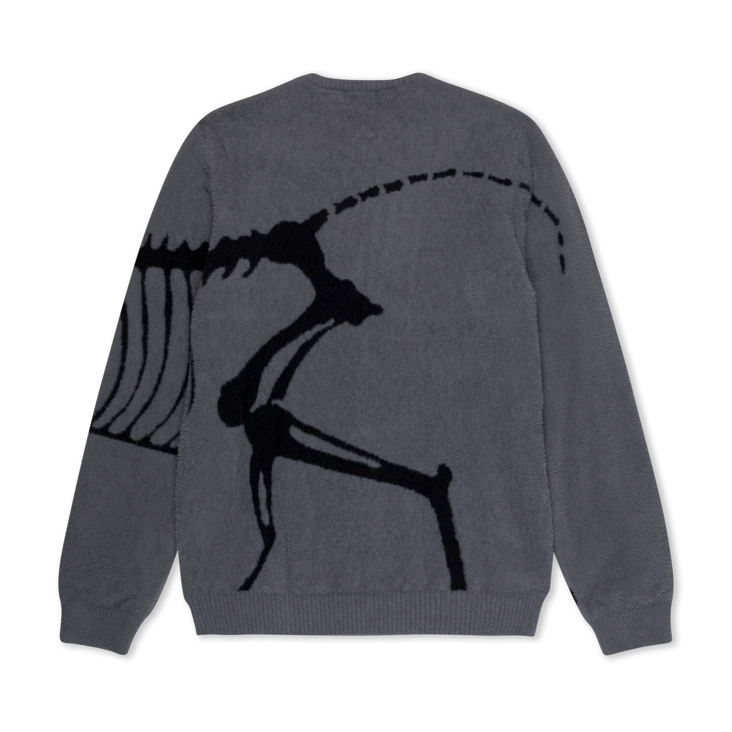 Fossil Mohair Knit Sweater (Charcoal)