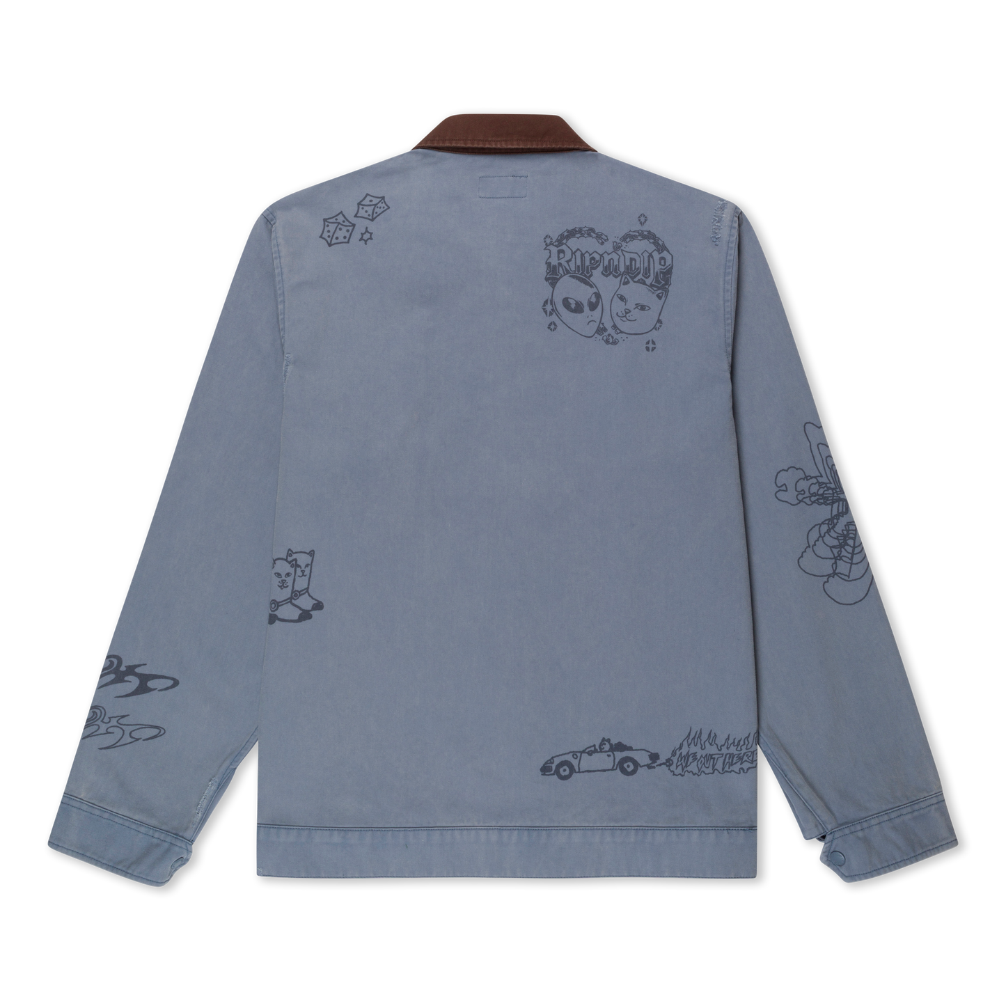 Westside Zip Up Work Jacket (Slate)