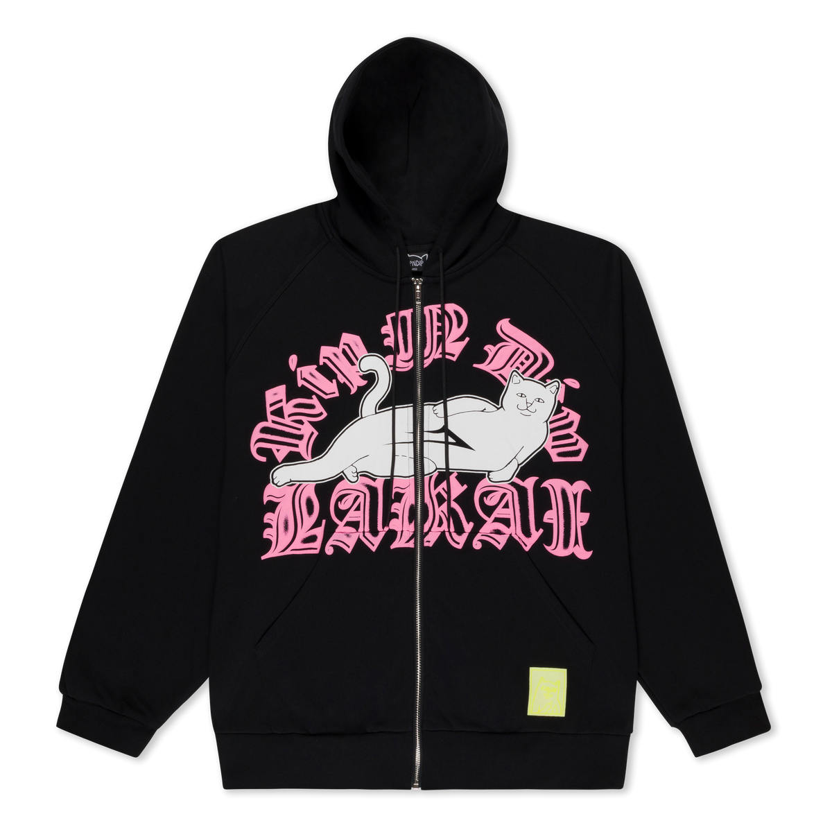 Lakai + Ripndip Zip Up Hoodie (Black)