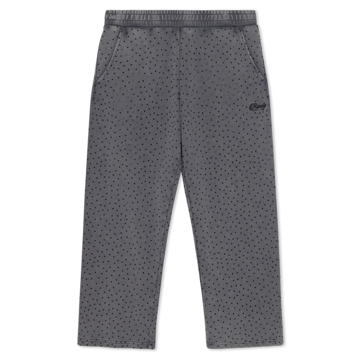 RIPNGEMS Straight Leg Sweatpants (Charcoal Wash)