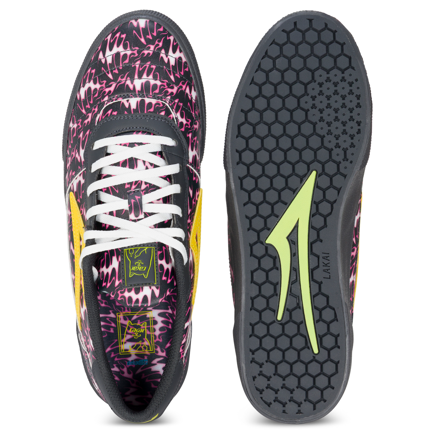 Lakai + Ripndip Cambridge (Pink Flame)