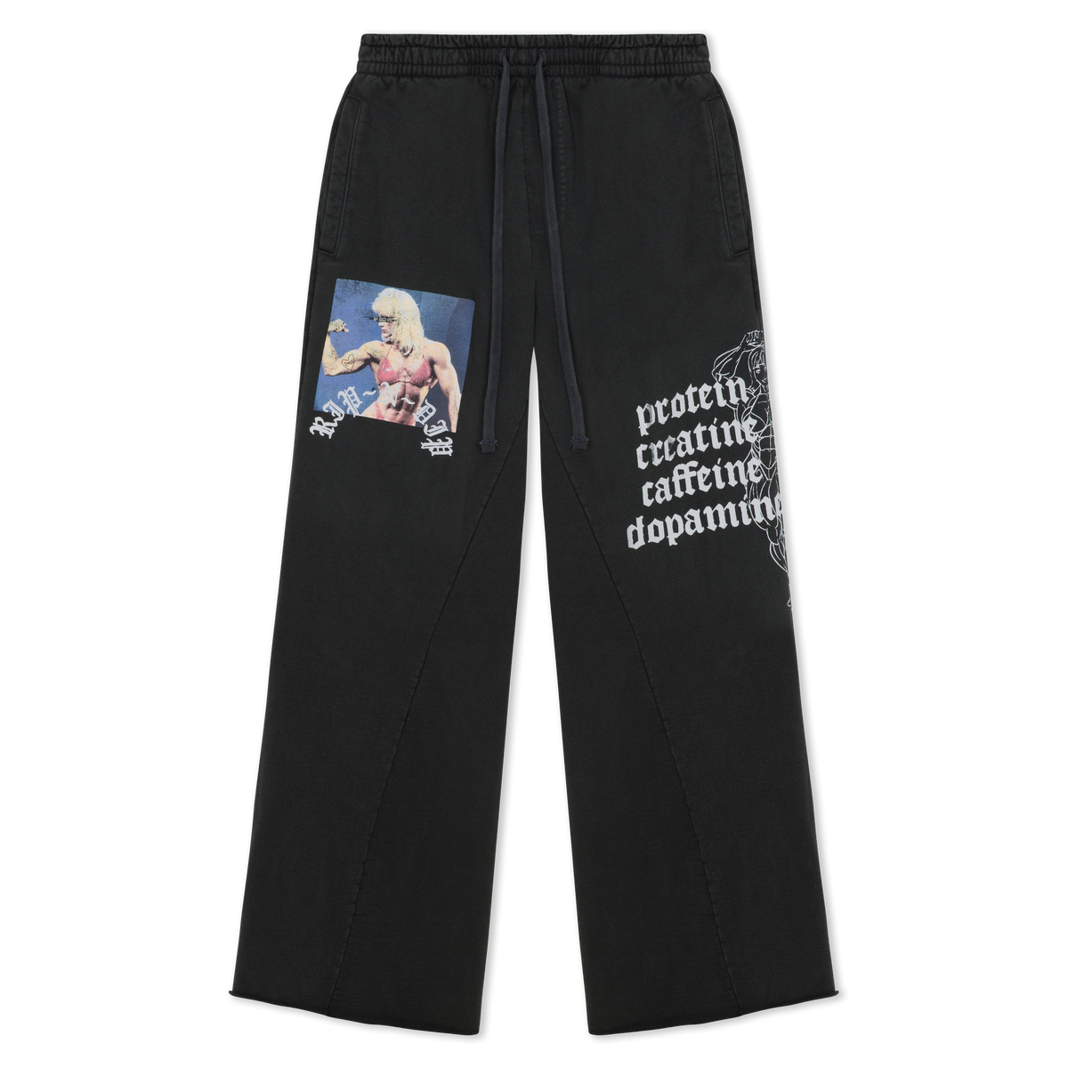Protein Straight Leg 500GSM Sweatpants (Gunmetal)