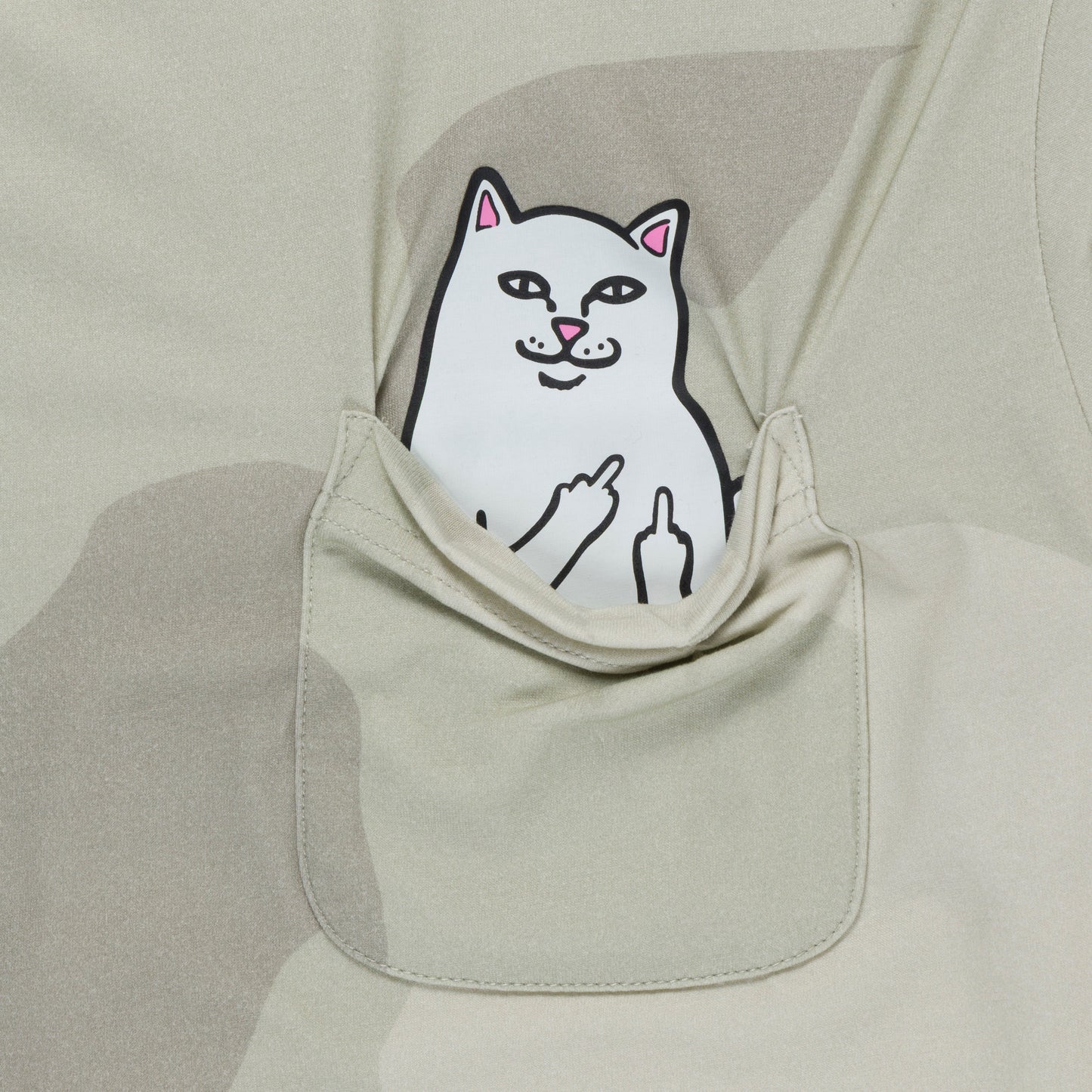 Lord Nermal Pocket Tee (Bone Graffiti Camo)