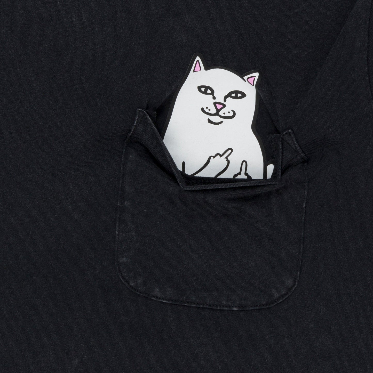 Lord Nermal Pocket tee (Black Mineral Wash)
