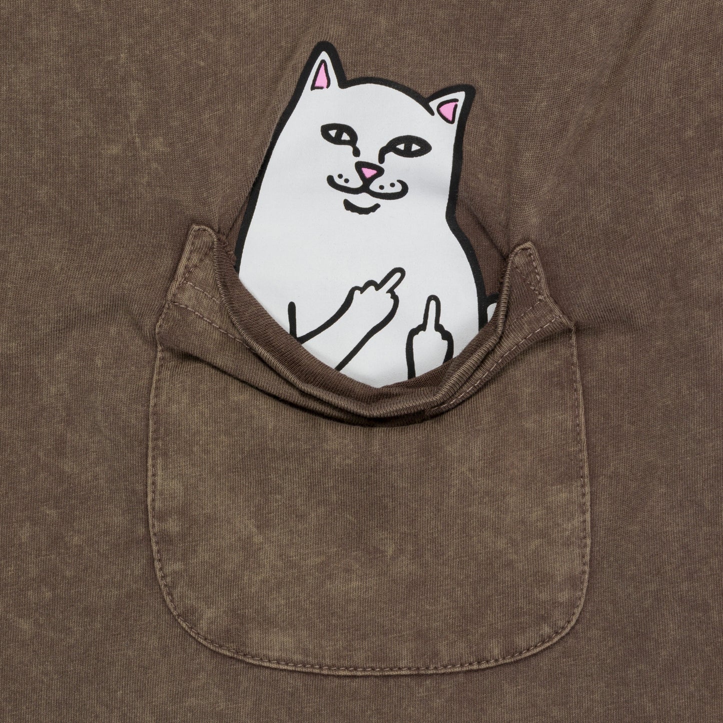 Lord Nermal Pocket Tee (Brown Vintage Wash)