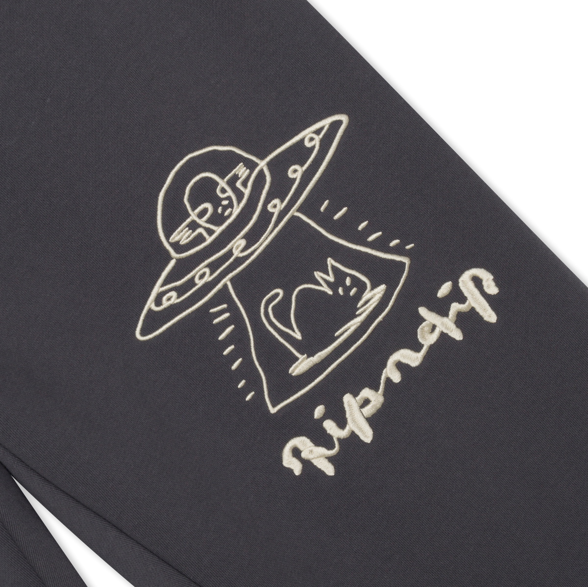 Blonded Straight Leg Sweatpants (Charcoal)