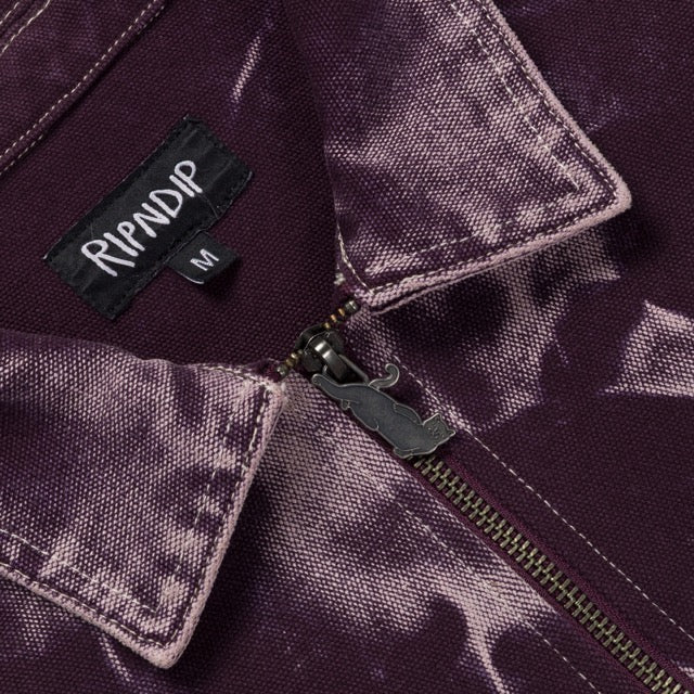 Skyline Work Jacket (Dark Plum Wash)