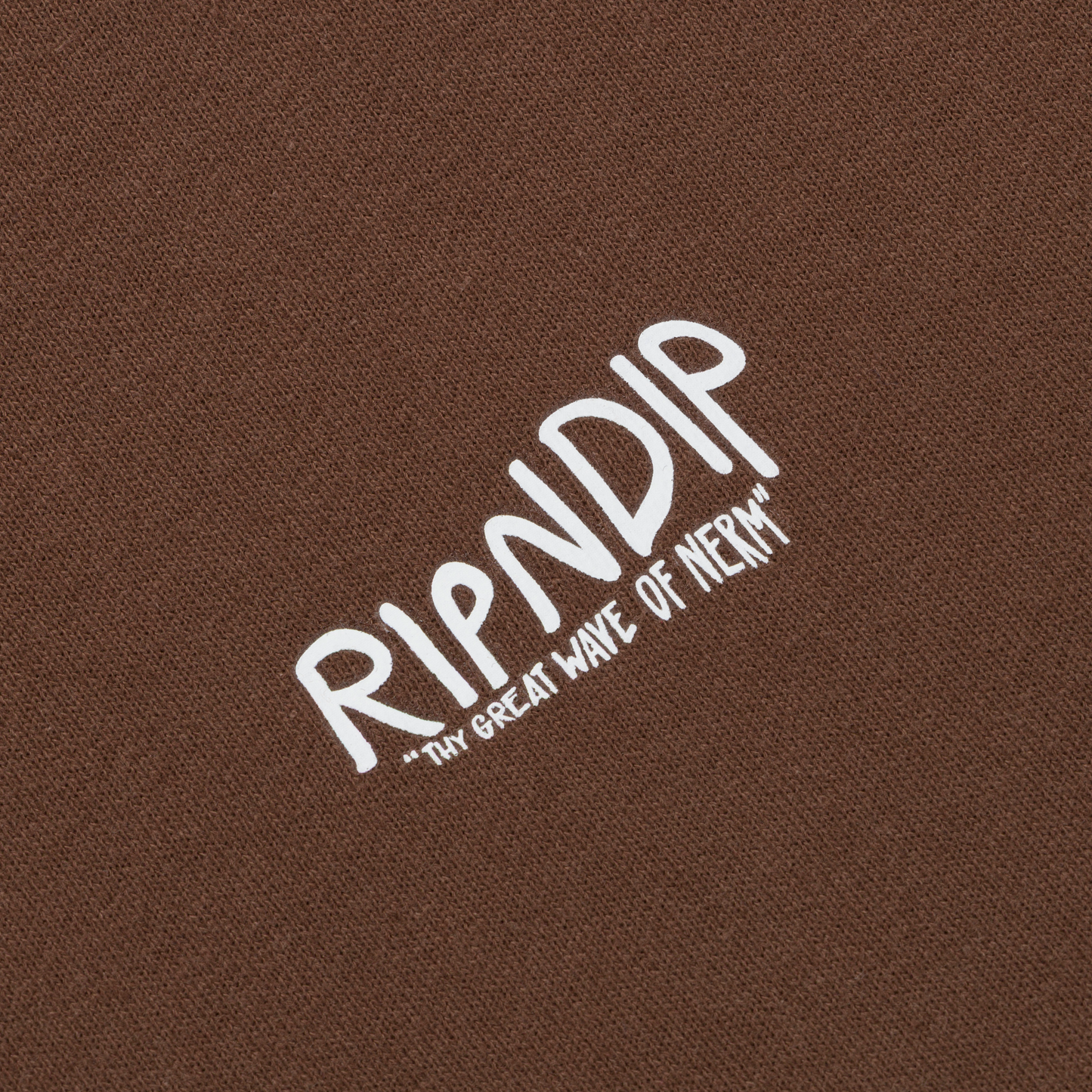 Great Wave Of Nerm Hoodie (Brown)
