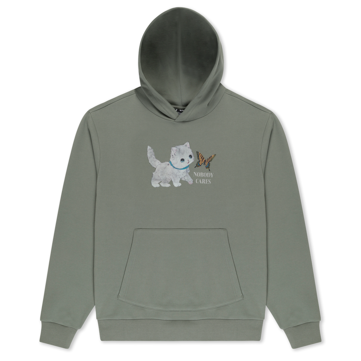 Nobody Cares Hoodie (Silver Sage)