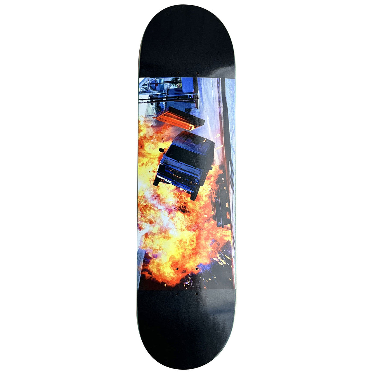 JK Industries Destruction Van Skateboard Deck - 8.5″ Metallic Black - Bow Shock Marketplace