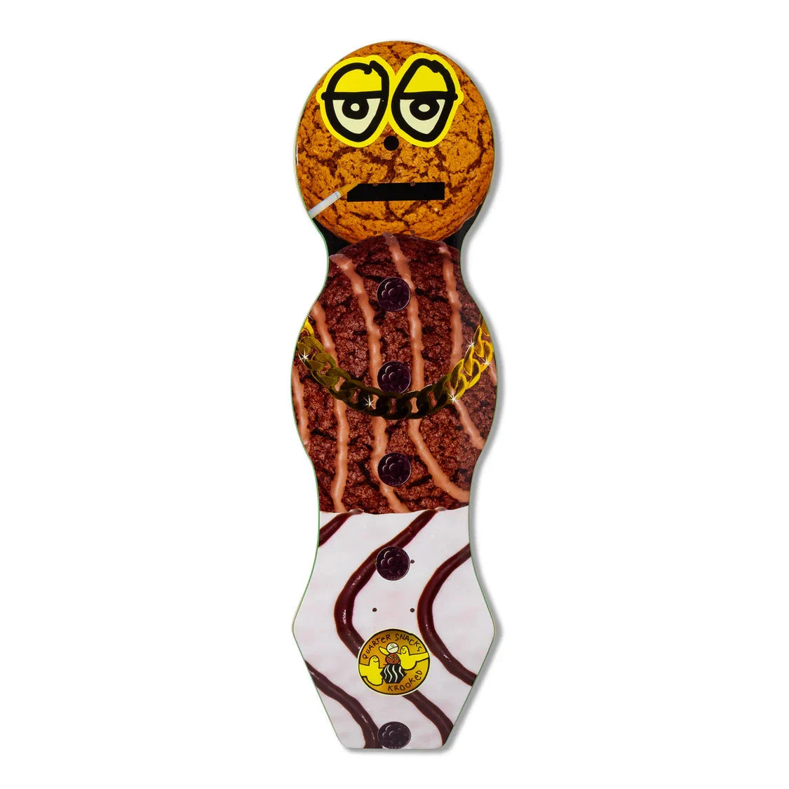 Krooked x Quartersnacks Snackman Cruiser Deck - 9″