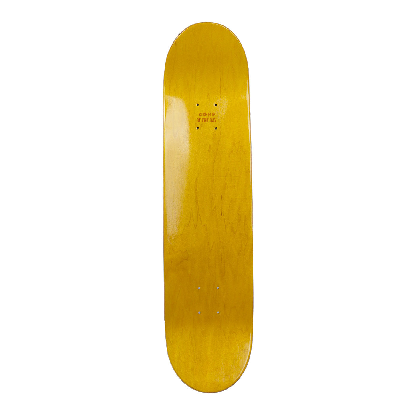 Kickflip Of The Day - Blank deck