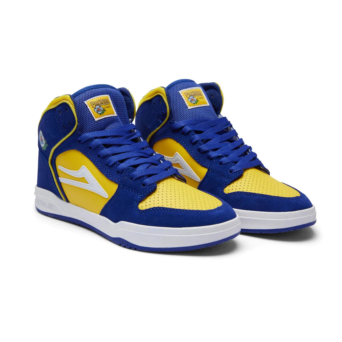 Lakai Shoes Telford - Blue/Yellow Suede - Bow Shock Marketplace