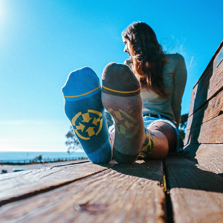 Aloha Quarter Crew Socks 2-Pack