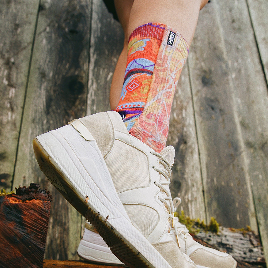 Taylor Reinhold Buddha Crew Socks