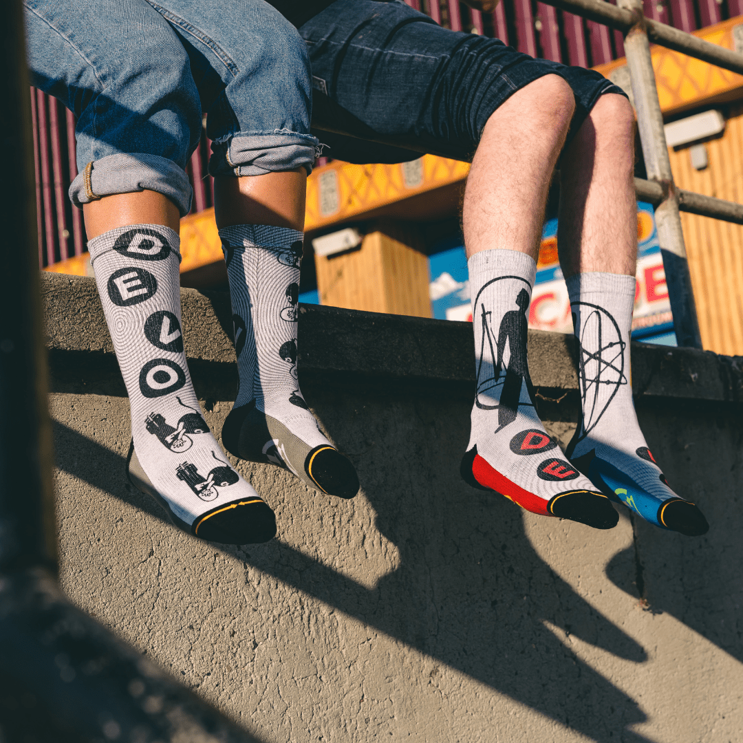 DEVO Science Boy Crew Sock