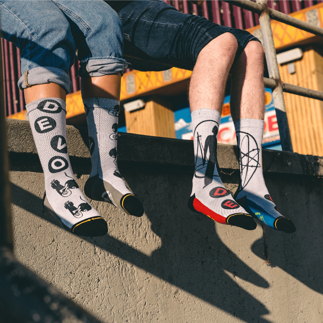 DEVO Bombs Away Crew Sock