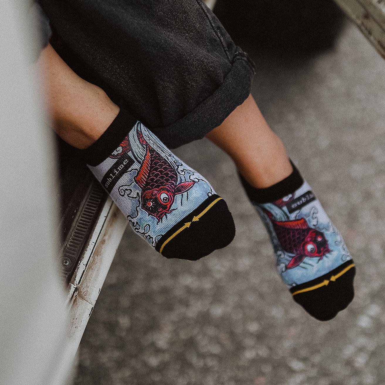 Sublime Bad Fish No Show Socks