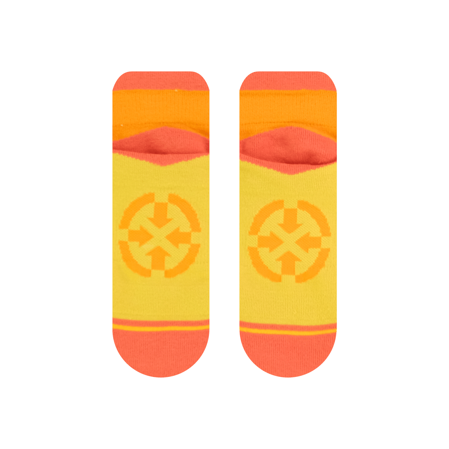Action Orange Ankle Socks