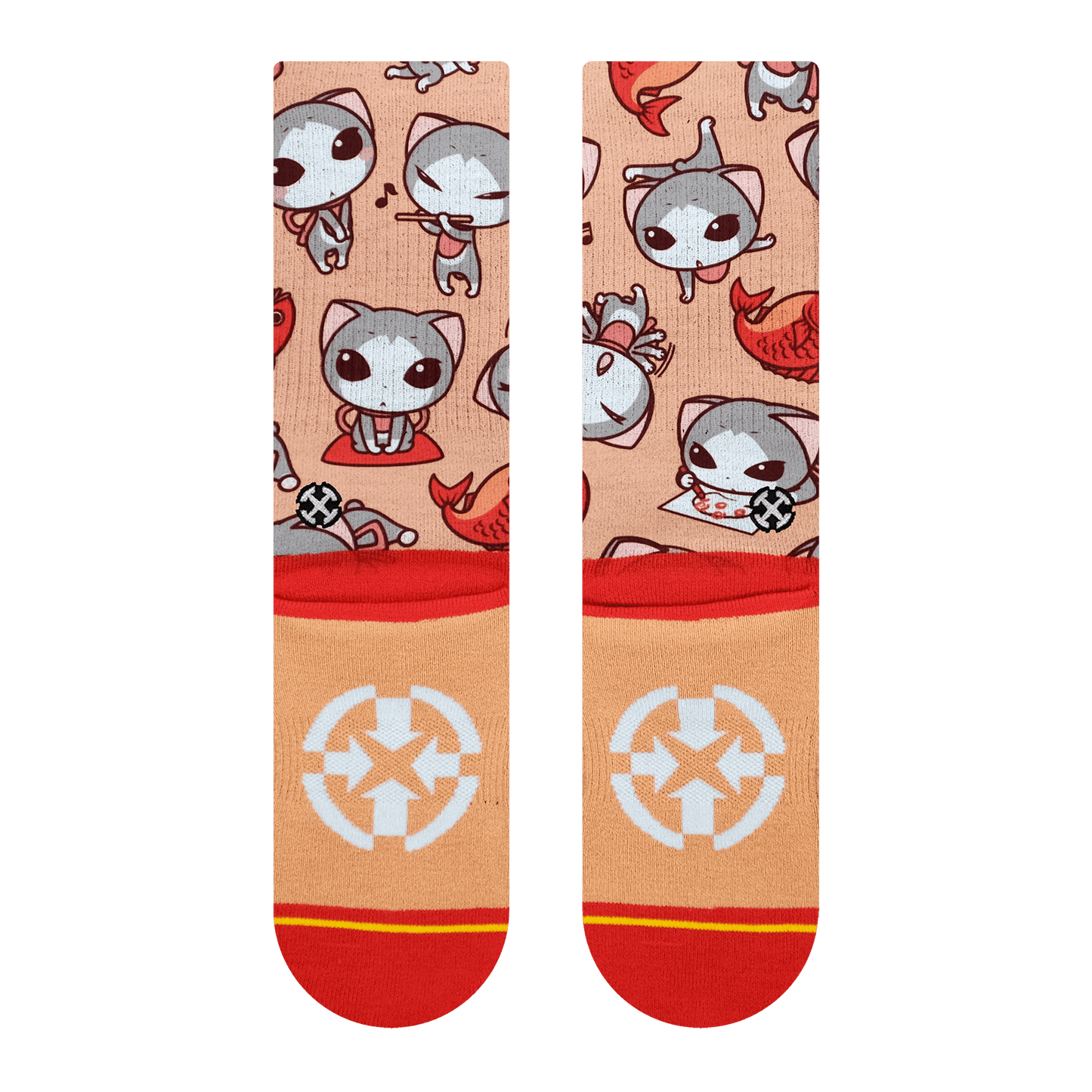 Cute Kitties MERGE4 Crew Socks With Art By Ryo Taniguchi