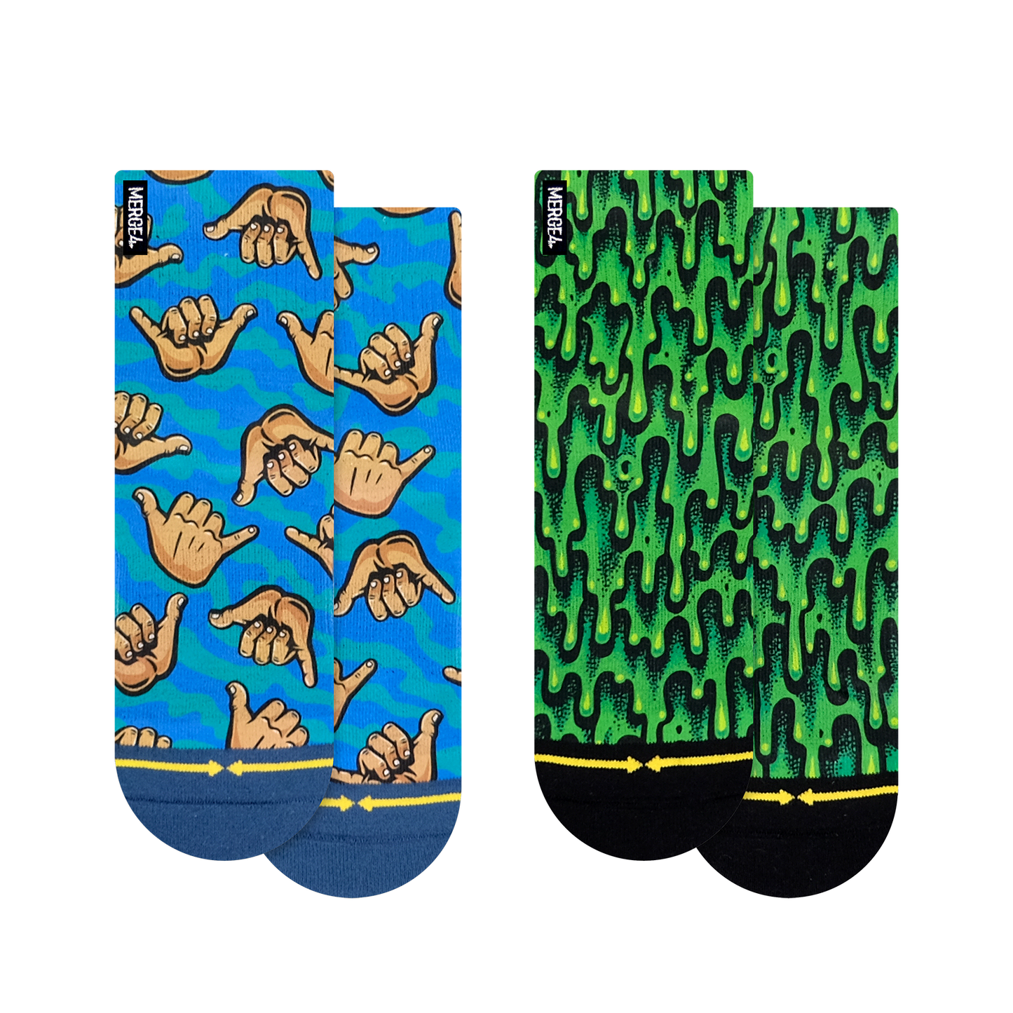 Jimbo Quarter Crew Socks 2-Pack