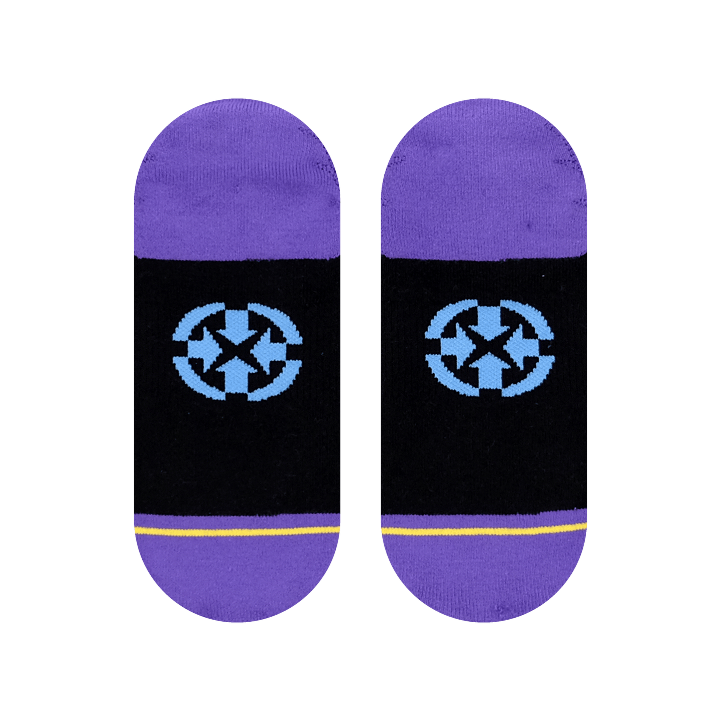 Starflower No Show Sock With Art By Bad Otis Link