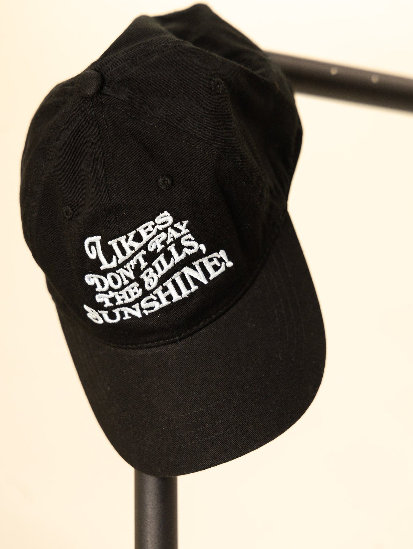 Likes Don't Pay the Bills Sunshine Embroidered Hat