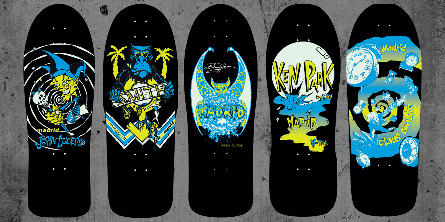 Madrid Beau Brown Bat LTD Glow In The Dark 10.25" Skateboard Deck - Bow Shock Marketplace