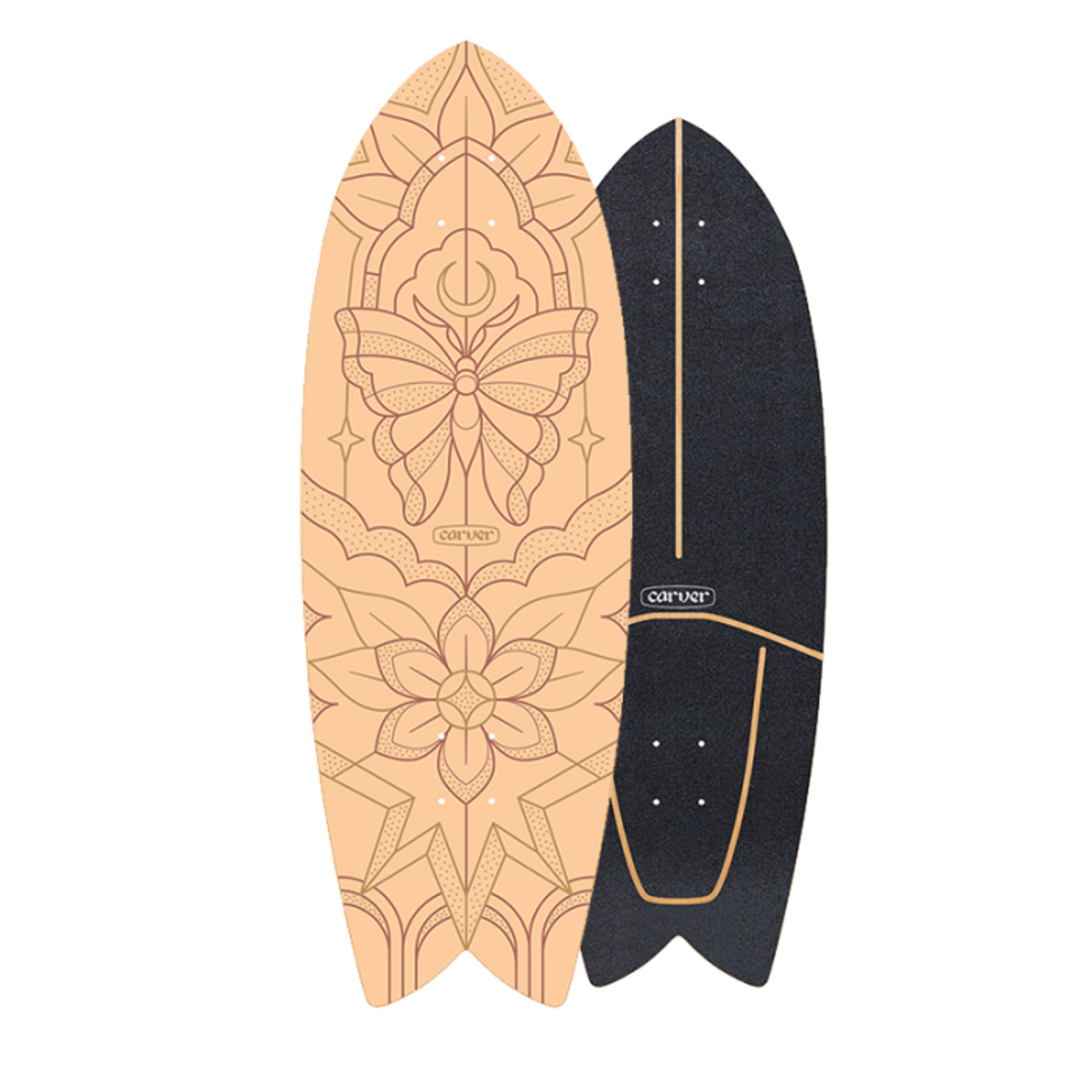 Carver x Adam Nienow Mariposa Surfskate Deck (V4) - 29.25" - Bow Shock Marketplace