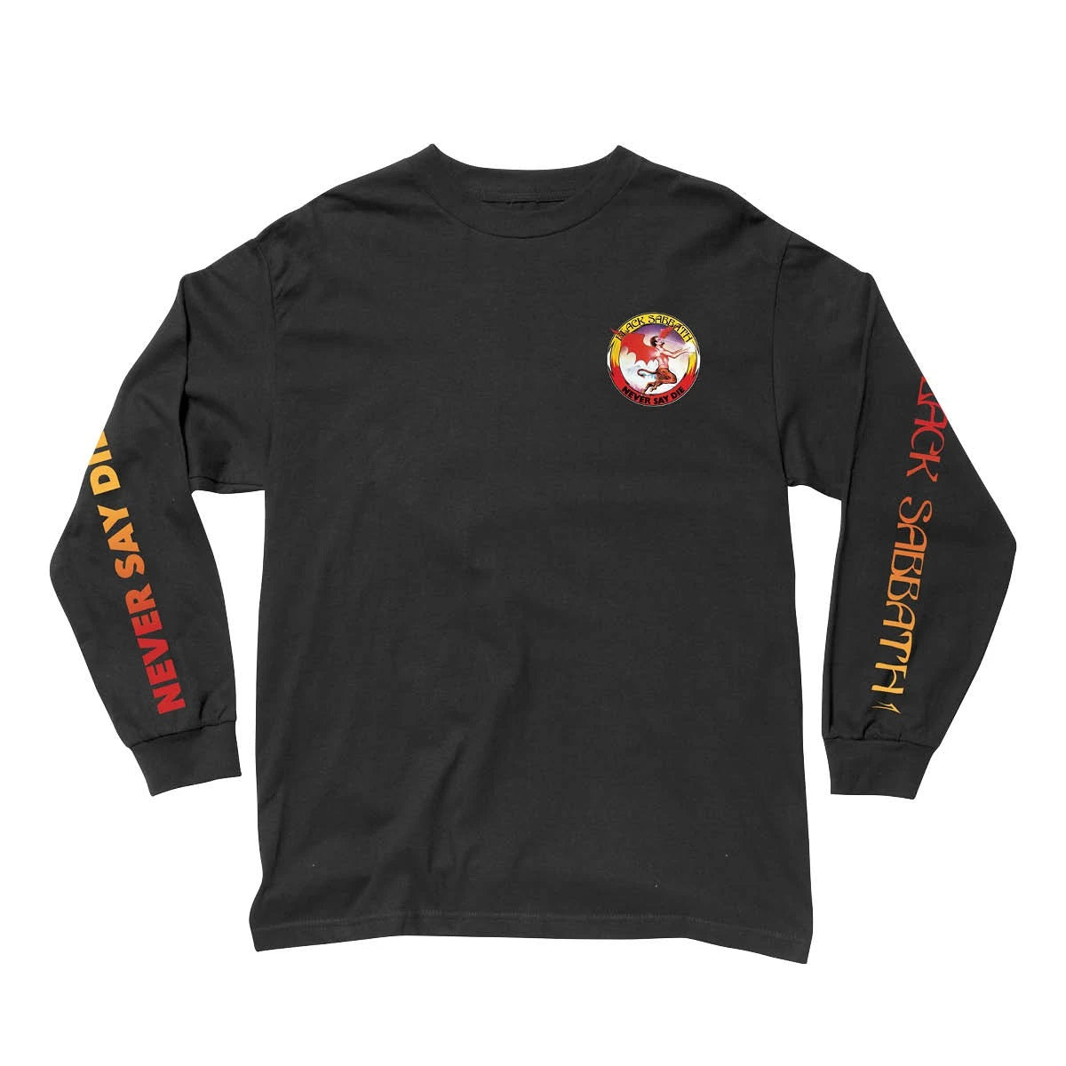 Lakai Never Say Die Long Long Sleeve T-Shirt - Black - Bow Shock Marketplace