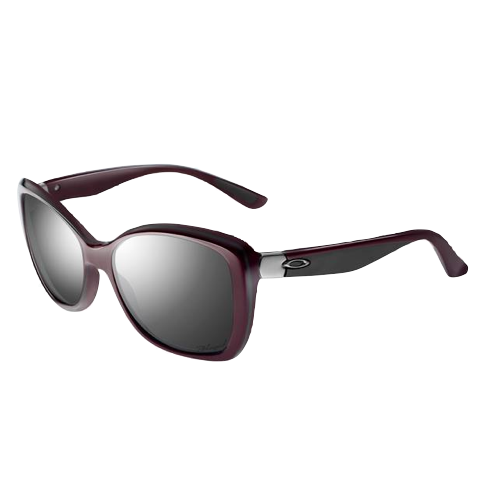 Oakley Sunglasses News Flash Pomegranate W/Grey Polarized - Bow Shock Marketplace