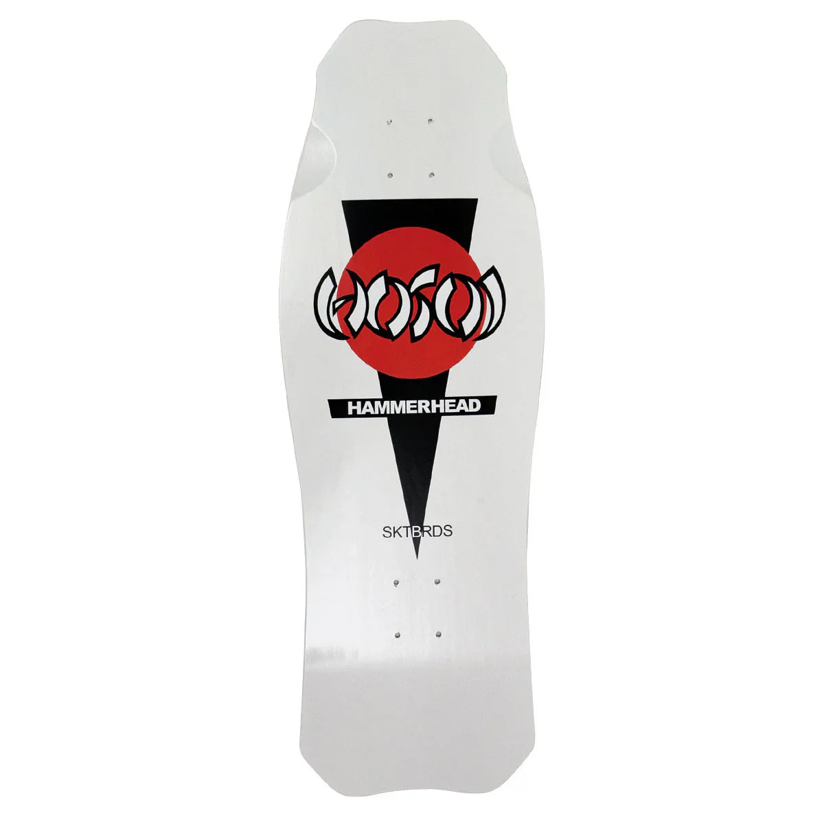 Hosoi O.G. Hammerhead Skateboard Deck - 10.5″ White - Bow Shock Marketplace