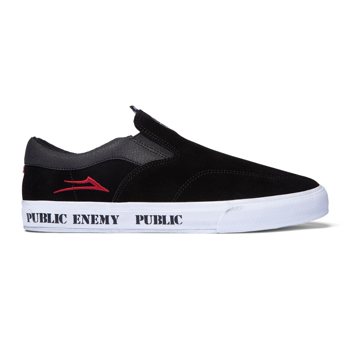 Lakai Shoes Owen VLK - Black/Red Suede - Bow Shock Marketplace