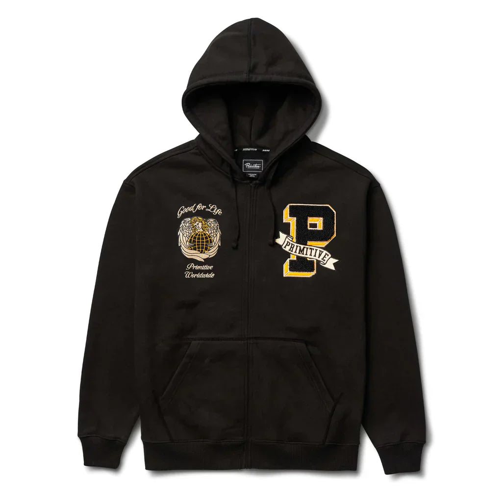 Primitive Altar Black Zip Hooded Sweatshirt