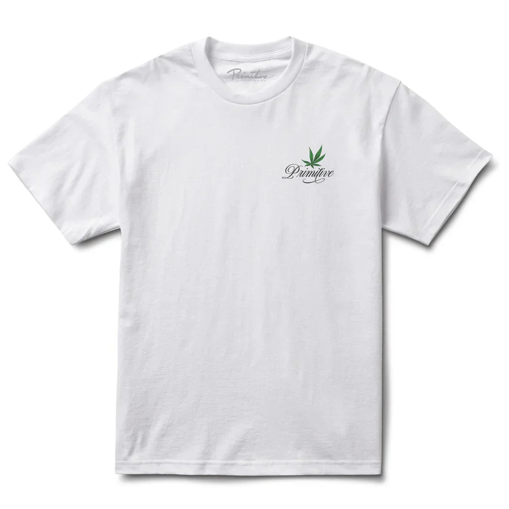 Primitive Roller White Heavyweight S/s Shirt