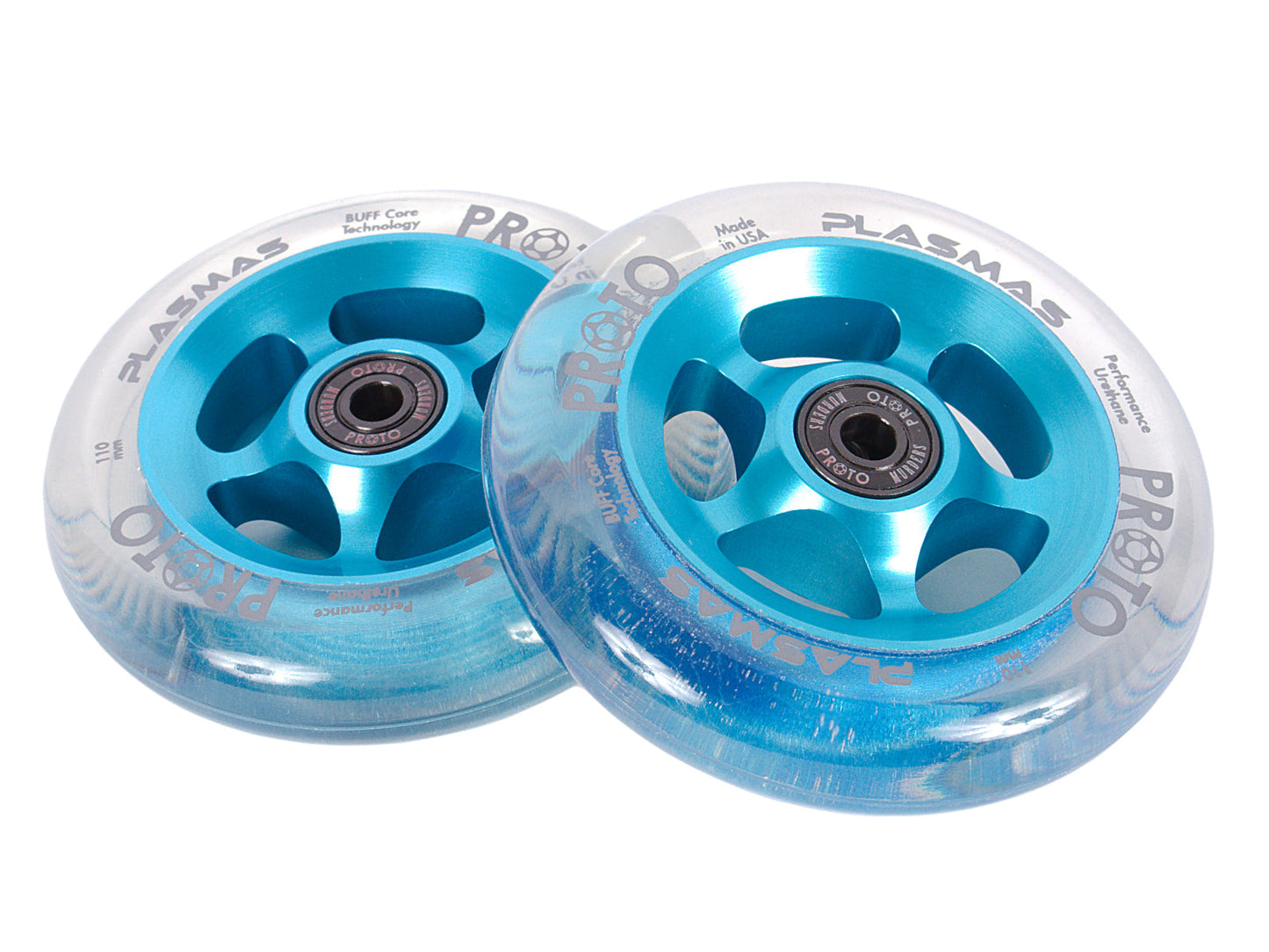 Proto Plasmas Wheels 110mm - Electric Blue (Pair)