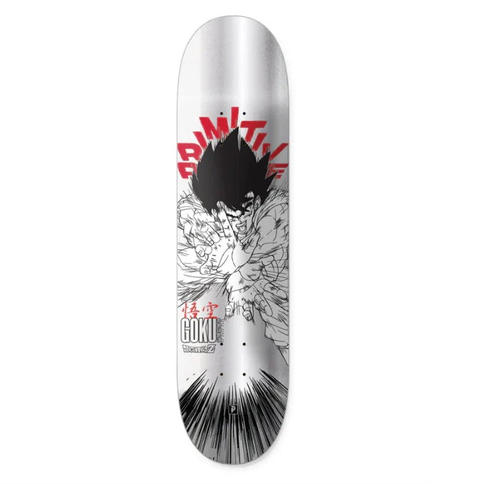 Primitive x Dragon Ball Z Goku Energy Deck - 8.5″ Silver - Bow Shock Marketplace