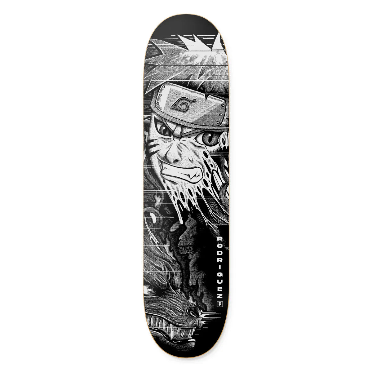 Primitive Rodriguez Beast Skateboard Deck - 8.125″ Black - Bow Shock Marketplace