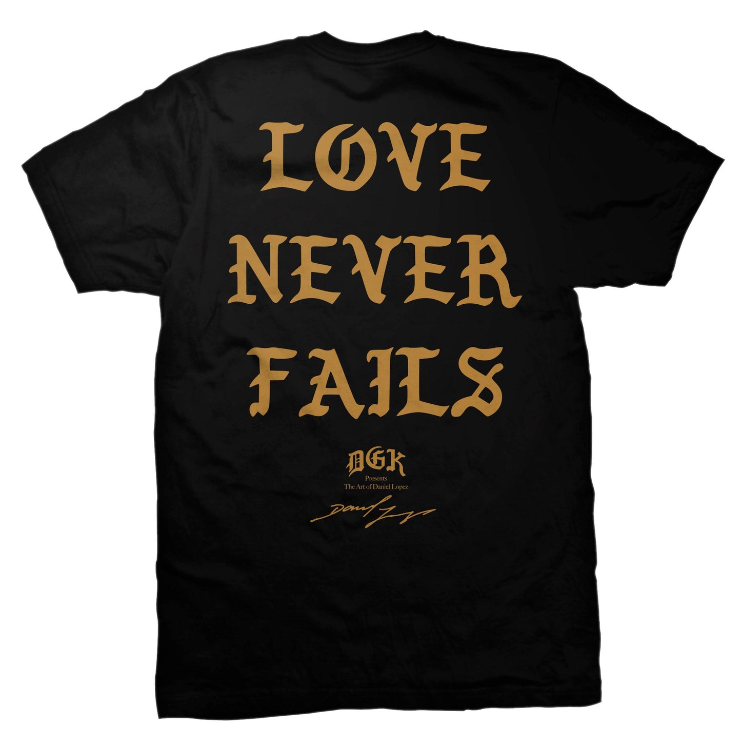 DGK No Llores T-Shirt - Black - Bow Shock Marketplace