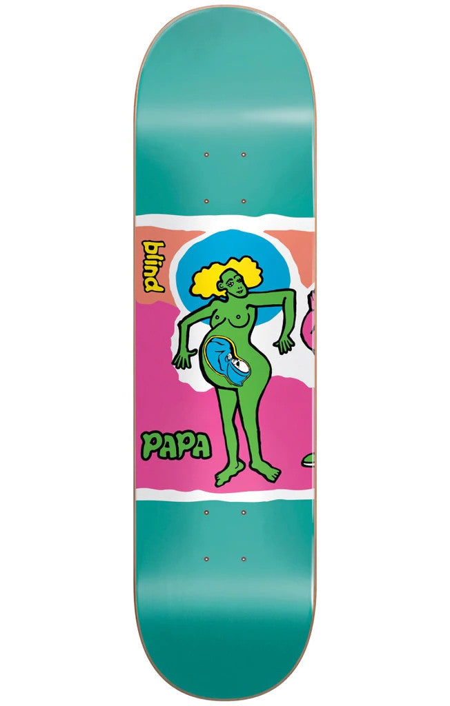 Blind Papa Color Portrait R7 8.0" Skateboard Deck